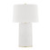 Borneo One Light Table Lamp in Aged Brass/Soft Off White (70|L1376-AGB/WH)