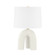 Mills Pond One Light Table Lamp in Aged Brass/Satin Ivory (70|L1604-AGB/CSI)