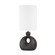 Penonic One Light Table Lamp in Aged Brass/Hematite Ceramic Combo (70|L1850-AGB/CHM)