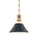 Painted No. 2 One Light Pendant in Aged Brass (70|MDS351-AGB/DBL)