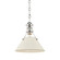 Painted No.2 One Light Pendant in Polished Nickel/Off White (70|MDS351-PN/OW)