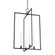 Middleborough Four Light Pendant in Aged Iron (70|MDS422-AI)