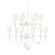 Windsor 12 Light Chandelier in White Plaster (70|MDS433-WP)