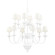 Windsor 12 Light Chandelier in White Plaster (70|MDS433-WP)