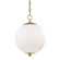 Sphere No.1 One Light Pendant in Aged Brass (70|MDS700-AGB)