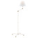 Classic No.1 One Light Floor Lamp in Aged Brass/Soft Off White (70|MDSL110-AGB/WH)