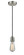Whitney One Light Mini Pendant in Satin Nickel (405|100SN-10BK-0SN)