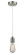 Whitney One Light Mini Pendant in Satin Nickel (405|100SN-10W-0SN)