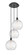 Ballston Three Light Pendant in Matte Black (405|113B-3P-BK-G1215-10)