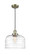 Franklin Restoration LED Mini Pendant in Antique Brass (405|201C-AB-G713-L-LED)
