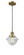 Franklin Restoration LED Mini Pendant in Brushed Brass (405|201C-BB-G532-LED)