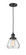 Franklin Restoration One Light Mini Pendant in Matte Black (405|201C-BK-G172)