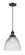 Franklin Restoration One Light Mini Pendant in Matte Black (405|201C-BK-G222)