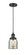 Franklin Restoration One Light Mini Pendant in Matte Black (405|201C-BK-G58)