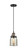 Franklin Restoration One Light Mini Pendant in Black Antique Brass (405|201CSW-BAB-G58)