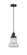 Franklin Restoration One Light Mini Pendant in Matte Black (405|201CSW-BK-G192)