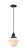 Franklin Restoration One Light Mini Pendant in Matte Black (405|201CSW-BK-G531)