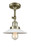 Franklin Restoration One Light Semi-Flush Mount in Antique Brass (405|201F-AB-G1)