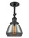 Franklin Restoration LED Semi-Flush Mount in Matte Black (405|201F-BK-G173-LED)