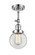 Franklin Restoration One Light Semi-Flush Mount in Polished Chrome (405|201F-PC-G202-6)