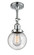 Franklin Restoration One Light Semi-Flush Mount in Polished Chrome (405|201F-PC-G204-6)