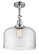Franklin Restoration LED Semi-Flush Mount in Polished Chrome (405|201F-PC-G72-L-LED)