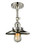 Franklin Restoration One Light Semi-Flush Mount in Polished Nickel (405|201F-PN-M1)
