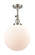 Franklin Restoration LED Semi-Flush Mount in Brushed Satin Nickel (405|201F-SN-G201-12-LED)
