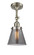 Franklin Restoration LED Semi-Flush Mount in Brushed Satin Nickel (405|201F-SN-G63-LED)