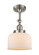 Franklin Restoration One Light Semi-Flush Mount in Brushed Satin Nickel (405|201F-SN-G71)