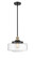 Franklin Restoration LED Mini Pendant in Black Antique Brass (405|201S-BAB-G692-12-LED)