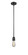 Franklin Restoration One Light Mini Pendant in Matte Black (405|201S-BK)