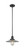 Franklin Restoration LED Pendant in Matte Black (405|201S-BK-G2-LED)