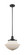 Franklin Restoration One Light Mini Pendant in Matte Black (405|201S-BK-G541)