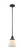 Franklin Restoration LED Mini Pendant in Matte Black (405|201S-BK-G61-LED)