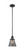 Franklin Restoration One Light Mini Pendant in Matte Black (405|201S-BK-G63)