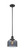 Franklin Restoration One Light Mini Pendant in Matte Black (405|201S-BK-G73)