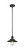 Franklin Restoration One Light Mini Pendant in Matte Black (405|201S-BK-M6)