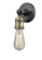 Franklin Restoration One Light Wall Sconce in Black Antique Brass (405|202ADA-BAB)