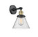 Franklin Restoration One Light Wall Sconce in Black Antique Brass (405|203SW-BAB-G44)