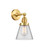 Franklin Restoration One Light Wall Sconce in Satin Gold (405|203SW-SG-G62)