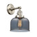 Franklin Restoration One Light Wall Sconce in Brushed Satin Nickel (405|203SW-SN-G73)