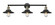 Franklin Restoration Three Light Bath Vanity in Black Antique Brass (405|205-BAB-M6)