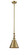 Franklin Restoration One Light Mini Pendant in Brushed Brass (405|206-BB-M13-BB)
