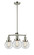 Franklin Restoration LED Chandelier in Polished Nickel (405|207-PN-G202-6-LED)