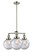 Franklin Restoration LED Chandelier in Polished Nickel (405|207-PN-G202-8-LED)