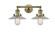 Franklin Restoration Two Light Bath Vanity in Antique Brass (405|208-AB-G2)