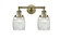 Franklin Restoration Two Light Bath Vanity in Antique Brass (405|208-AB-G302)