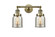 Franklin Restoration Two Light Bath Vanity in Antique Brass (405|208-AB-G58)