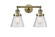Franklin Restoration Two Light Bath Vanity in Antique Brass (405|208-AB-G64)